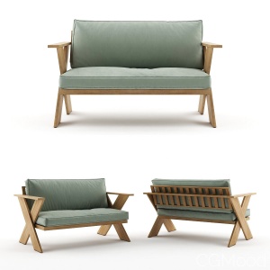 Outdoor 2 Seater Sofa