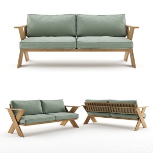 Outdoor 3 Seater Sofa