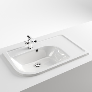 Washbasin Ravak Praktik U (acryl, Right-hand)