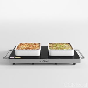 Nutrichef Warming Tray Hot Plate