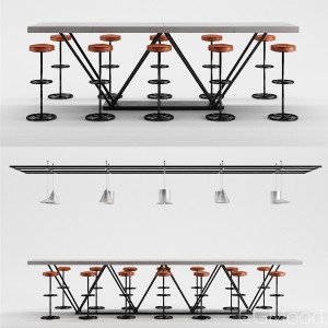 Concrete Social Table By Csma