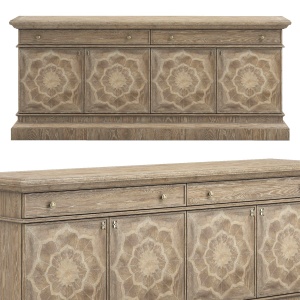 Hooker Dahlia Console Table