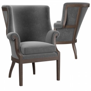 Rh Jules Wing Back Chair