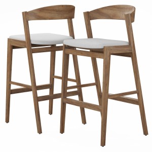 Rh Anders Fabric Barstool