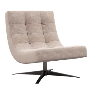 Rh Carlton Leather Swivel Chair