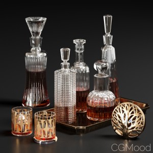 Cb2 Decanters Set