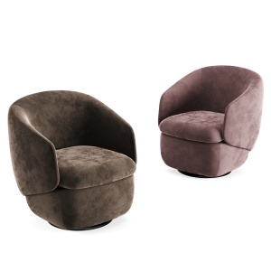 Crescent Swivel Chair