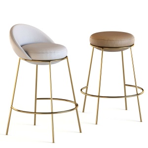 Nest Bar Stool With Backrest