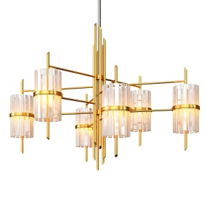 Six Light Linear Pendant