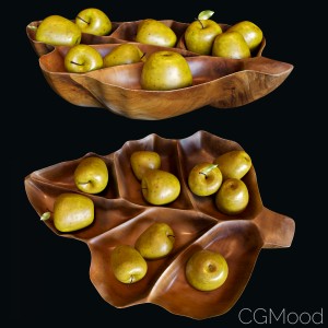 Apples, A Bowl Of Teak