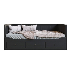 Ikea Hemnes Bed Black