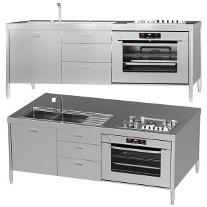 Alpes Inox Kitchen Island