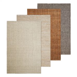 Natural Basket Weave Jute Rug