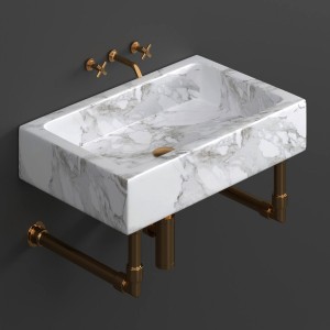 Milano Sink On Elemental Wall Brackets