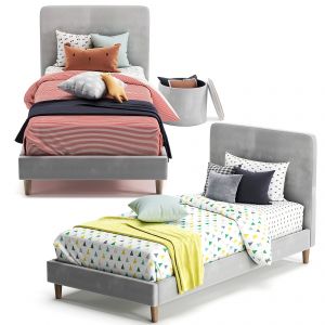 Harlow King Single Upholstered Bed