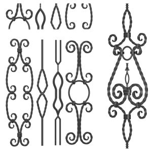 Wrought Iron Panel No.08