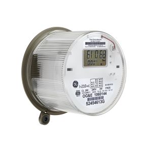 Oval Exterior Electric Meter For House