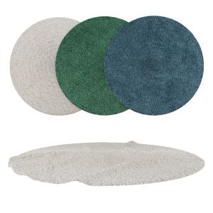 Round Rug Set 198