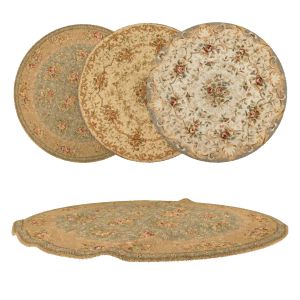 Round Rug Set 201