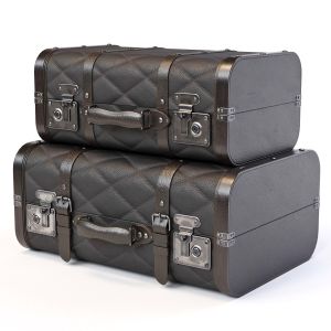 Black Vintage Suitcases