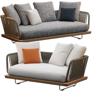 Sunray Sofa Minotti Outdoor