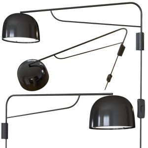 Grant Wall Lamp 111 Cm. Black