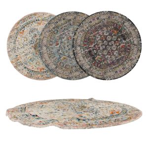 Round Rug Set 221