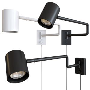 Ikea NYMÅNE Wall Lamp With Swivel Stand