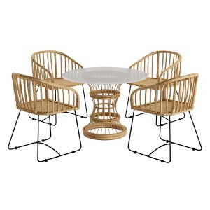 Table And Chair Rattan