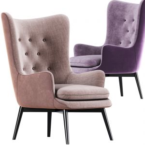 Aarmo Wing Chair Armchair 02