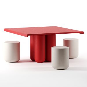 Giudecca Dining Table Square By Cimento