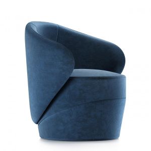 Grace swivel armchair