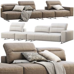 Boconcept Hampton Modular Leather Sofas