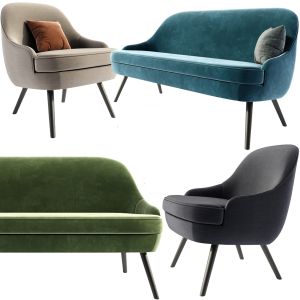 375 Walter Knoll Sofa And Chair