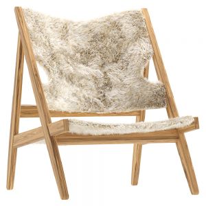 Lounge Chair Menu Knitting Beige