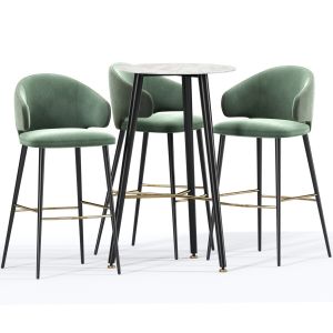 Modrest Carlton Bar Chair Table