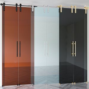 Set Of Glass Sliding Doors