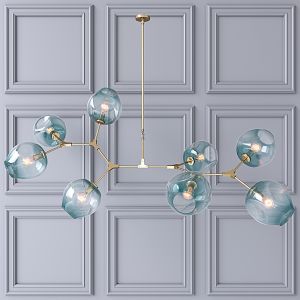 Globe Branching Bubble Chandelier Nordic