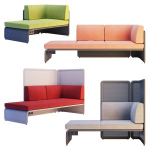 Coalesse - Lagunitas Lounge System Corner Sofa