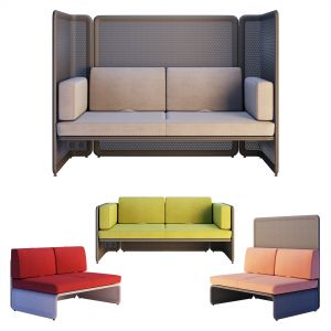 Coalesse - Lagunitas Lounge System Two Seater Sofa