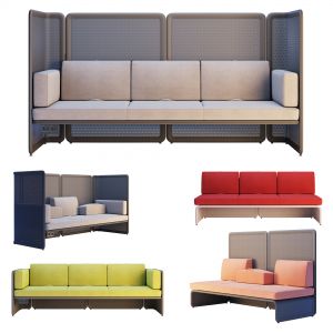 Coalesse - Lagunitas Lounge System Three Seater