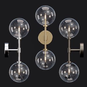 Rhmodern Glass Globe Linear Sconce 3d Model