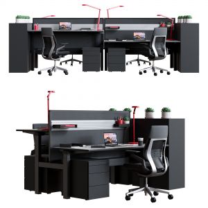 Steelcase - Office Table Ology Bench Work Space