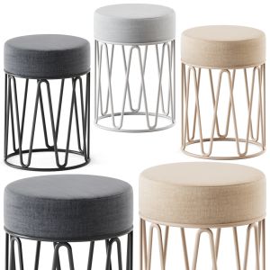 Outdoor Stool Lagarto By Isimar