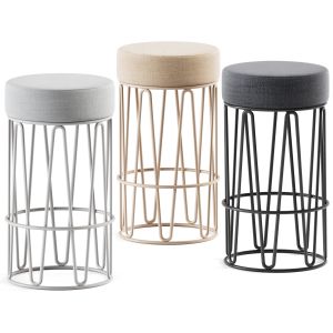 Outdoor Bar Stool Lagarto By Isimar