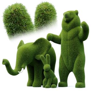 Topiary Bacho Bear Hare And Elephant