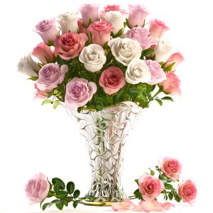 Bouquet of pink roses