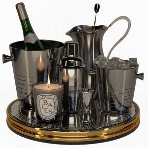 Alcoholic Set For Wine Or Cocktails