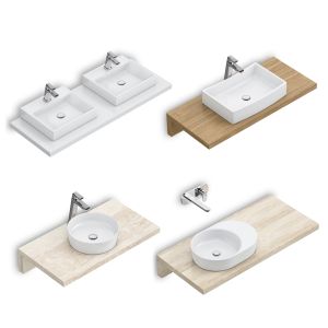 Set Of Washbasins Ravak Set 59