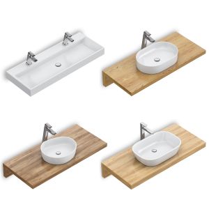 Set Of Washbasins Ravak Set 61